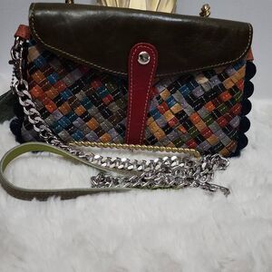 AmeriLeather Emi Leather Wristlet Purse